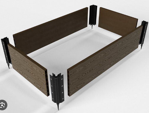 Угол шарнирный, стыковочный элемент 300х30мм Полипропилен