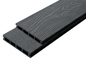 Террасная доска ДПК Outdoor 3D OCEAN Чёрный